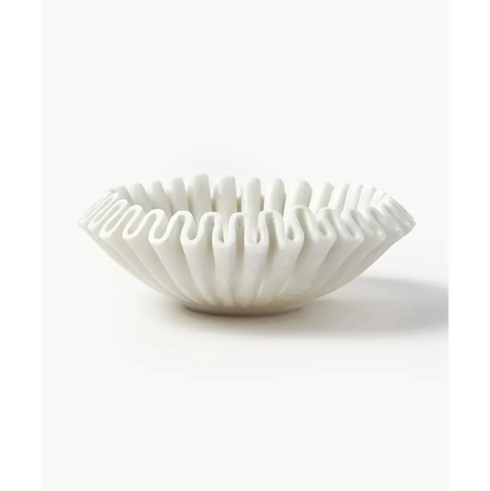 Bol Decorativo De Marmol Santorini