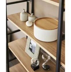 Bote Con Tapadera De Madera Rin