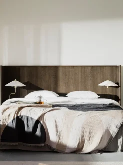 Cabecero De Roble Con Estante Redmond