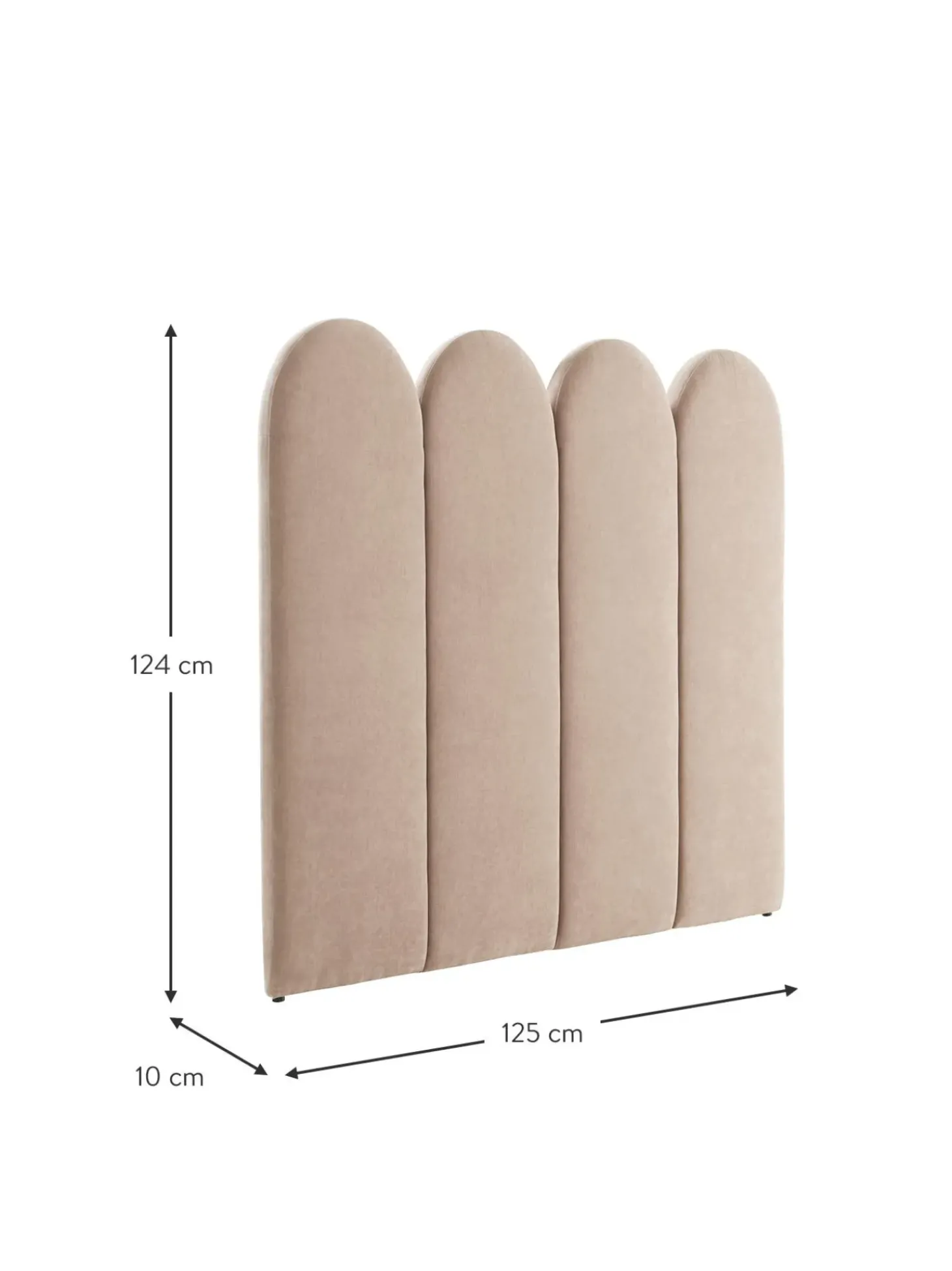 Cabecero Tapizado Chenilla Miami