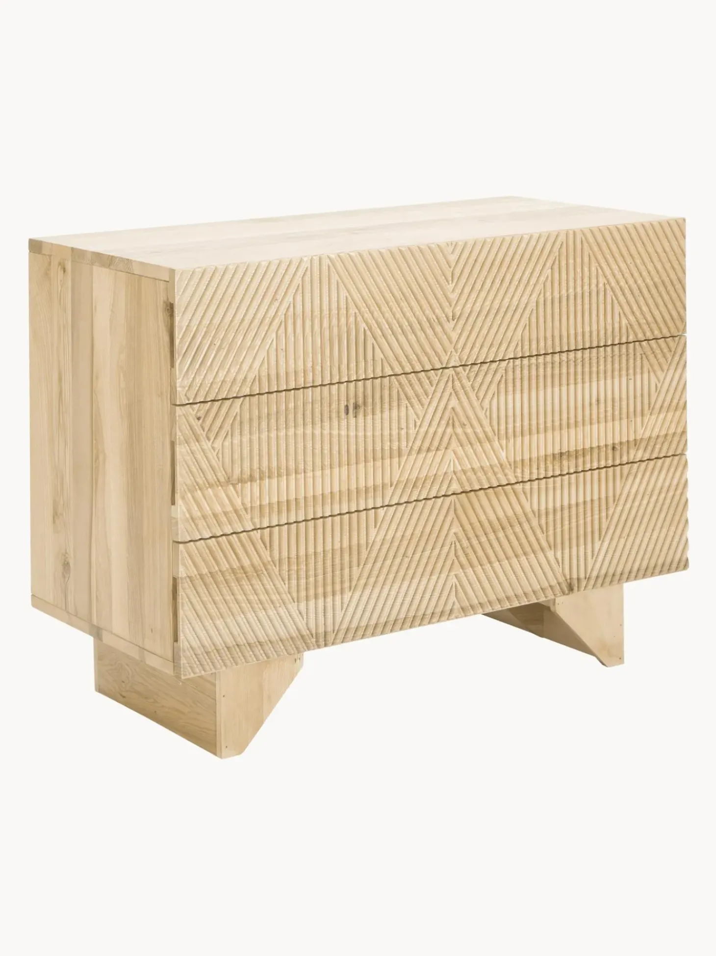 Cajonera De Madera Maciza Louis