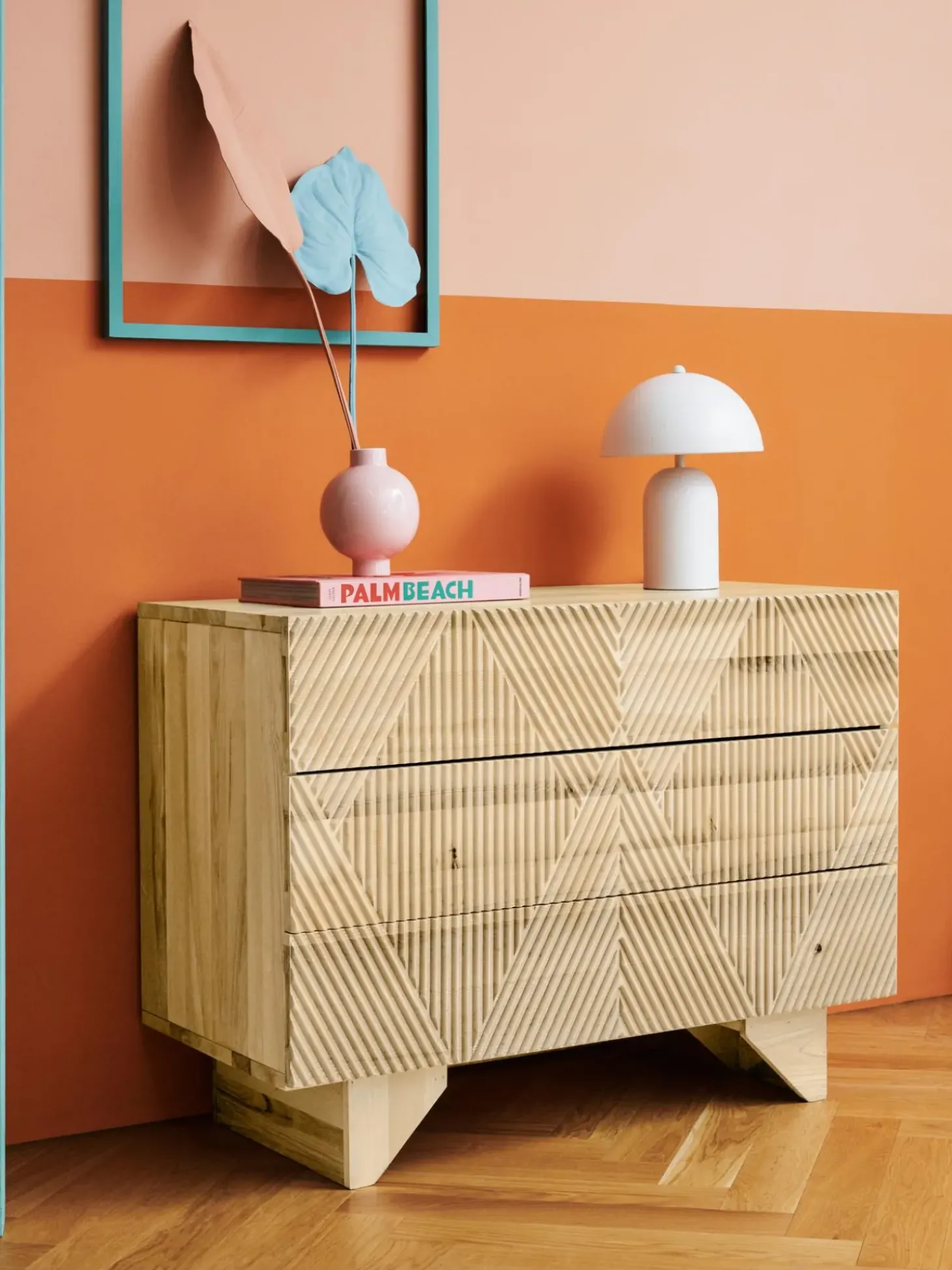 Cajonera De Madera Maciza Louis