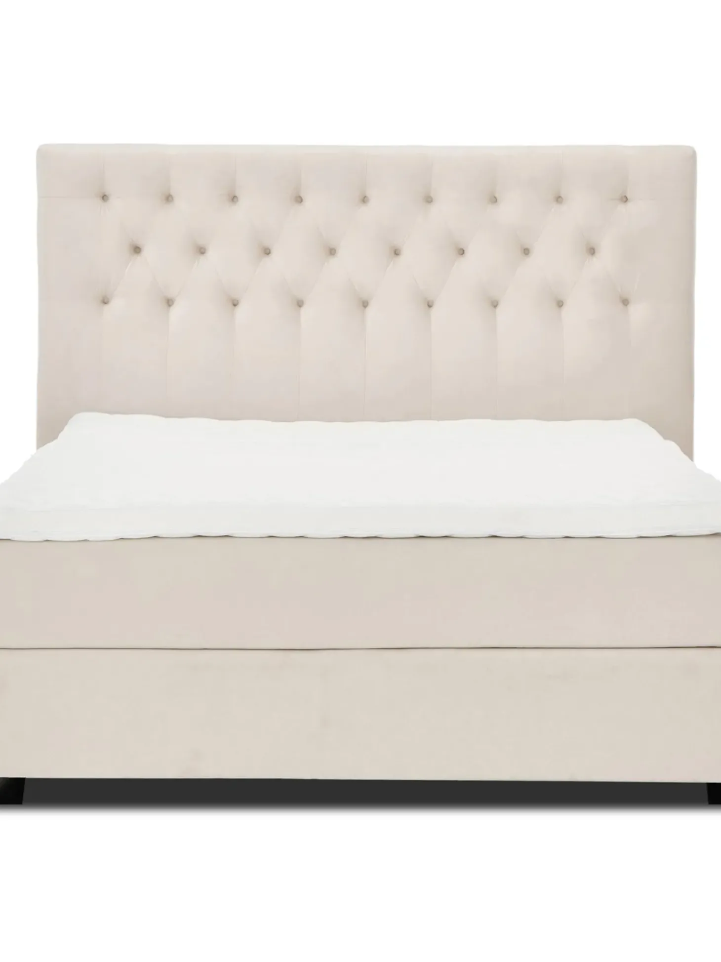 Cama Continental De Terciopelo Premium Pheobe