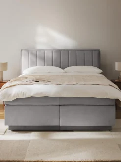 Cama Continental Livia, Con Espacio De Almacenamiento