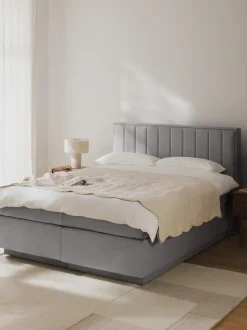 Cama Continental Livia, Con Espacio De Almacenamiento