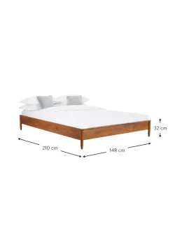 Cama De Madera De Pino Maciza Windsor