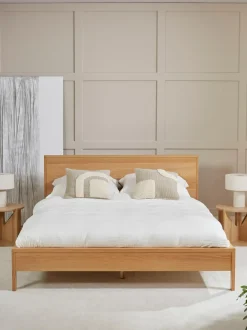 Cama De Madera Tamica, Con Cabecero