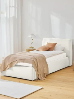 Cama Individual Cloud, Con Espacio De Almacenamiento