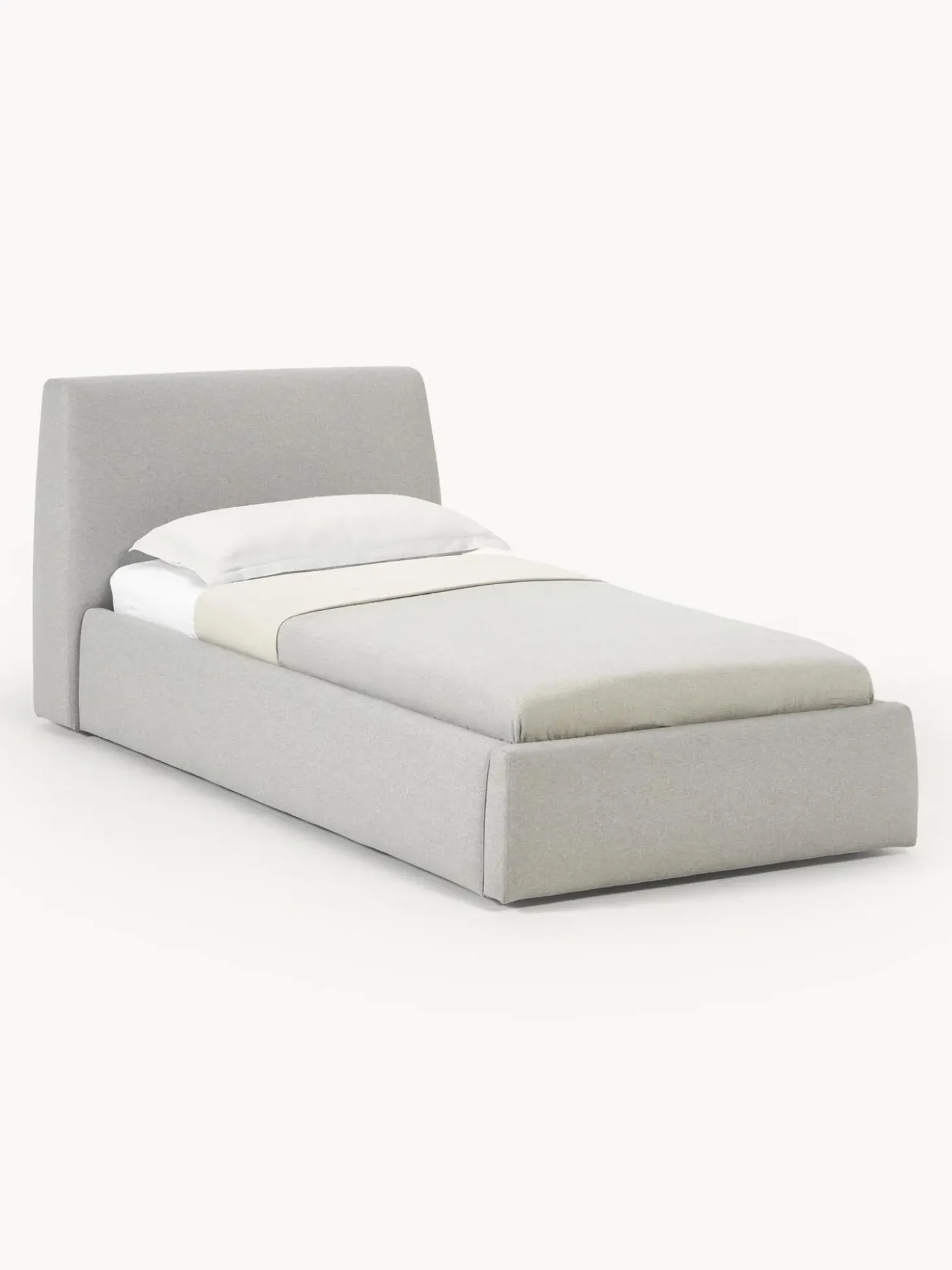 Cama Individual Cloud, Con Espacio De Almacenamiento