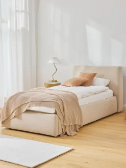 Cama Individual Cloud, Con Espacio De Almacenamiento