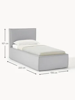 Cama Individual Dream, Con Espacio De Almacenamiento