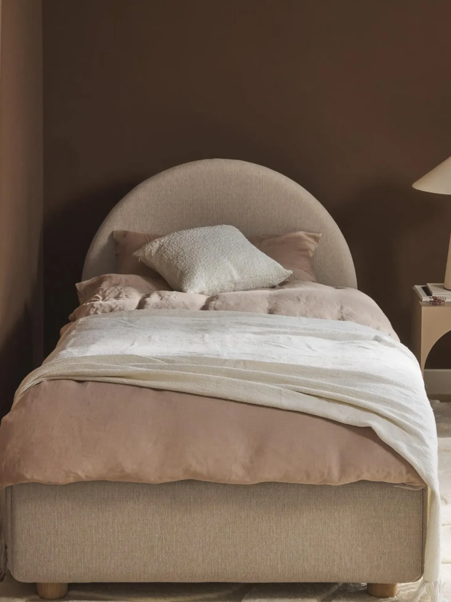 Cama Individual Ebba, Con Espacio De Almacenamiento