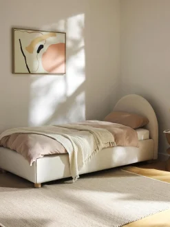 Cama Individual Ebba, Con Espacio De Almacenamiento