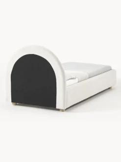 Cama Individual En Tejido Boucle Ebba, Con Espacio De Almacenamiento