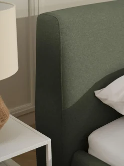 Cama Tapizada Cloud, Con Espacio De Almacenamiento