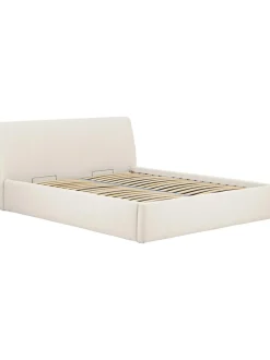 Cama Tapizada Cloud, Con Espacio De Almacenamiento