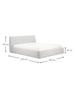 Cama Tapizada Cloud, Con Espacio De Almacenamiento