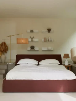 Cama Tapizada Cloud, Con Espacio De Almacenamiento