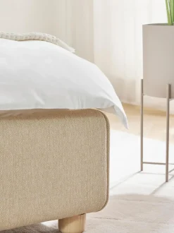 Cama Tapizada Ebba, Con Espacio De Almacenamiento