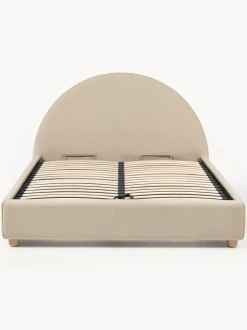 Cama Tapizada Ebba, Con Espacio De Almacenamiento