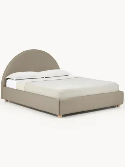 Cama Tapizada Ebba, Con Espacio De Almacenamiento