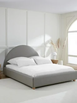 Cama Tapizada Ebba, Con Espacio De Almacenamiento