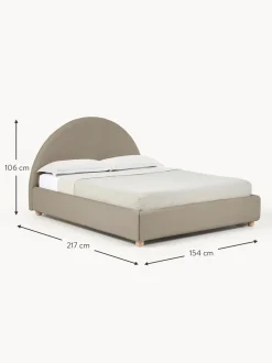 Cama Tapizada Ebba, Con Espacio De Almacenamiento