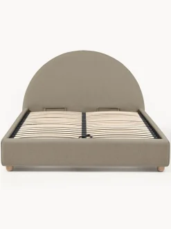 Cama Tapizada Ebba, Con Espacio De Almacenamiento