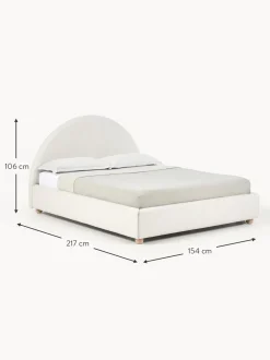 Cama Tapizada Ebba, Con Espacio De Almacenamiento