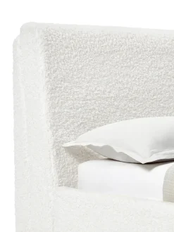 Cama Tapizada En Borreguillo Layla