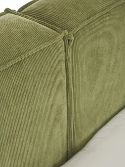 Cama Tapizada En Pana Lennon, Con Espacio De Almacenamiento