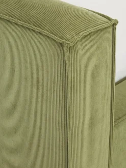 Cama Tapizada En Pana Lennon, Con Espacio De Almacenamiento