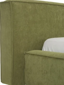 Cama Tapizada En Pana Lennon