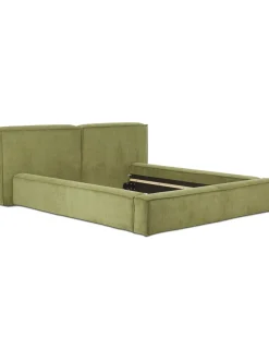 Cama Tapizada En Pana Lennon