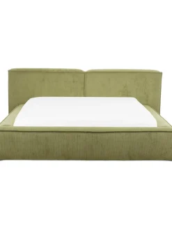 Cama Tapizada En Pana Lennon