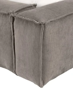 Cama Tapizada En Pana Lennon, Con Espacio De Almacenamiento