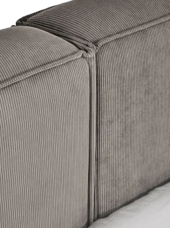 Cama Tapizada En Pana Lennon, Con Espacio De Almacenamiento