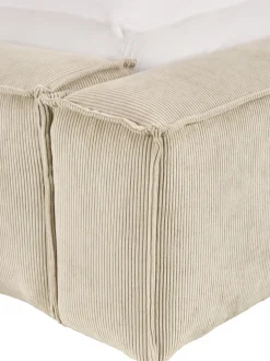 Cama Tapizada En Pana Lennon