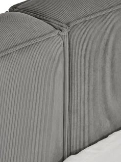 Cama Tapizada En Pana Lennon