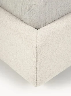 Cama Tapizada En Tejido Boucle Ebba, Con Espacio De Almacenamiento