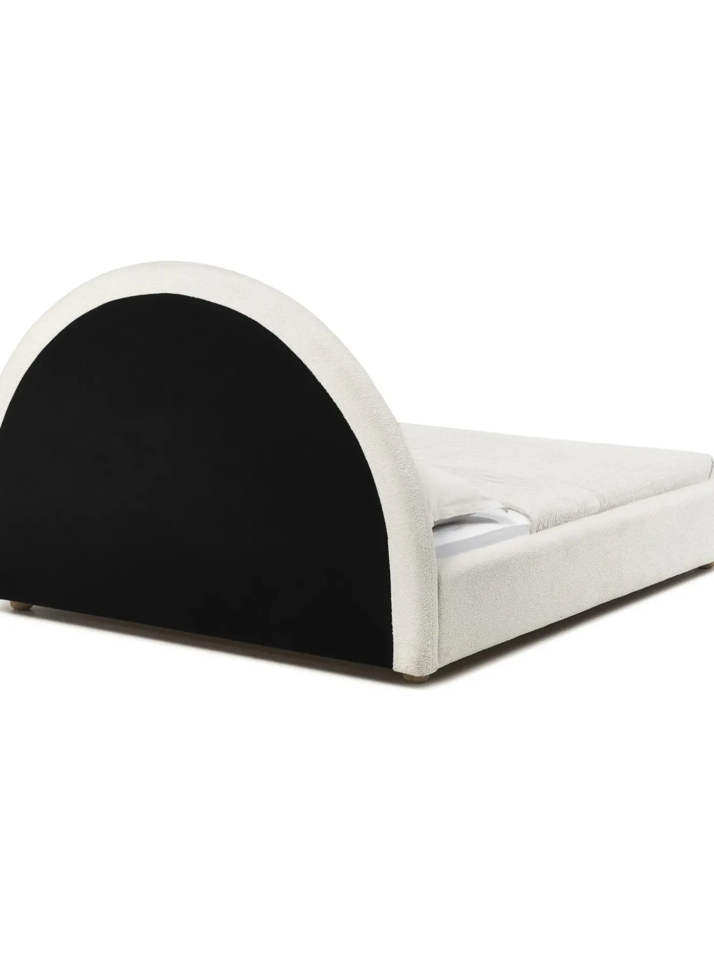 Cama Tapizada En Tejido Boucle Ebba