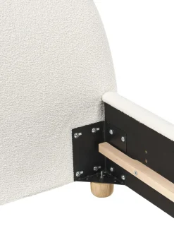 Cama Tapizada En Tejido Boucle Ebba