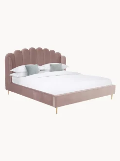 Cama Tapizada En Terciopelo Glamour