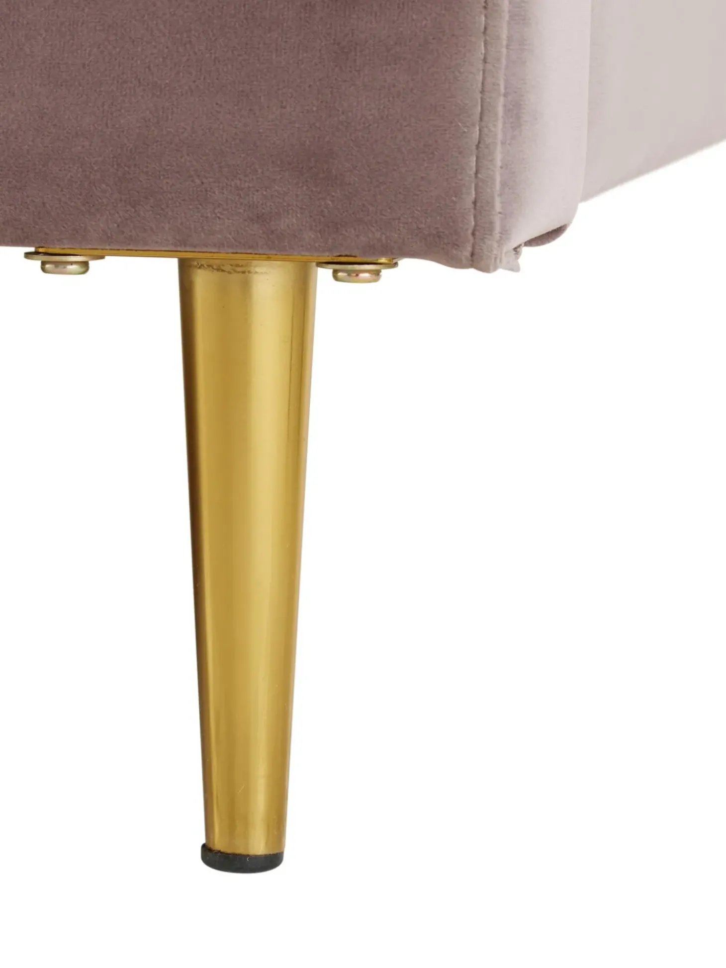 Cama Tapizada En Terciopelo Glamour