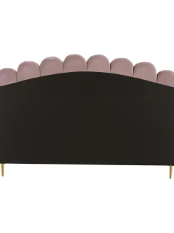 Cama Tapizada En Terciopelo Glamour