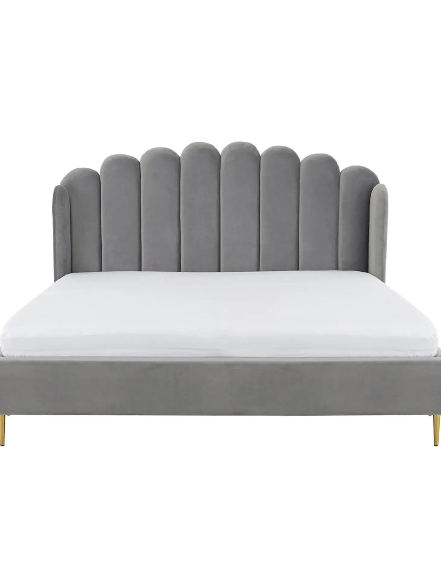 Cama Tapizada En Terciopelo Glamour