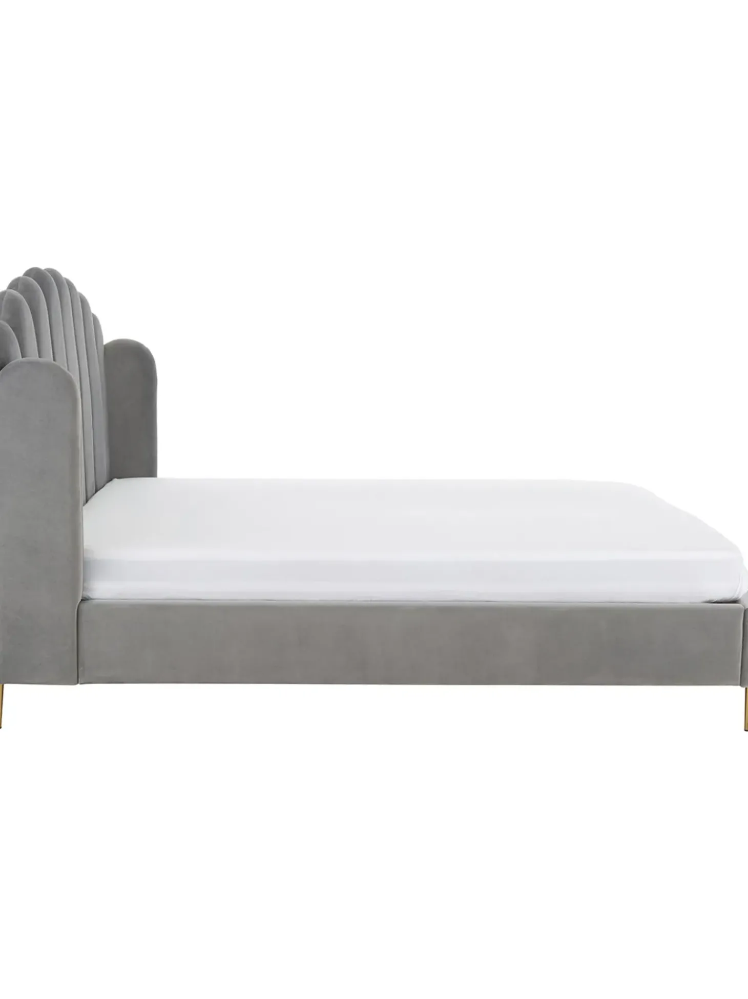 Cama Tapizada En Terciopelo Glamour