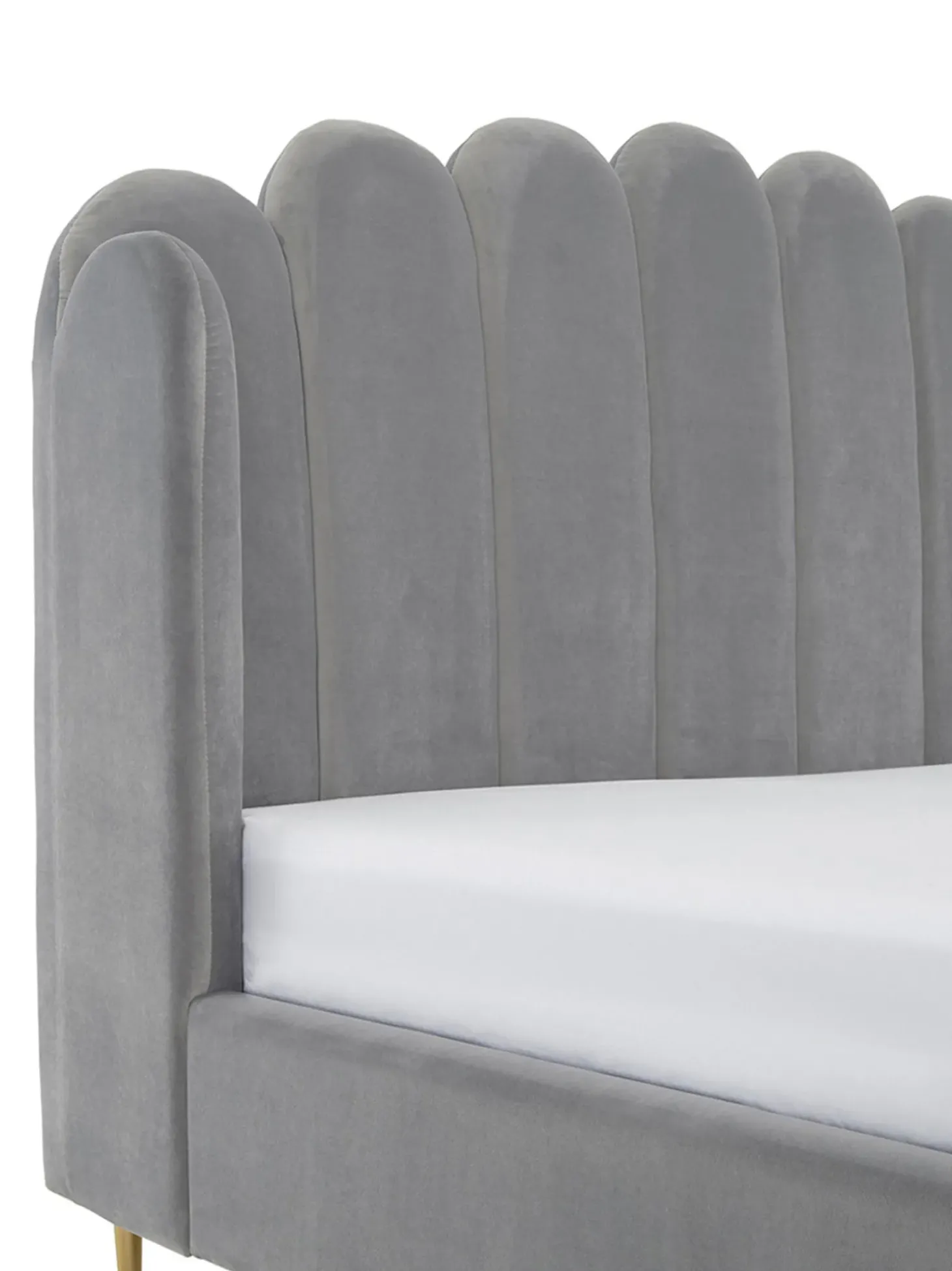 Cama Tapizada En Terciopelo Glamour