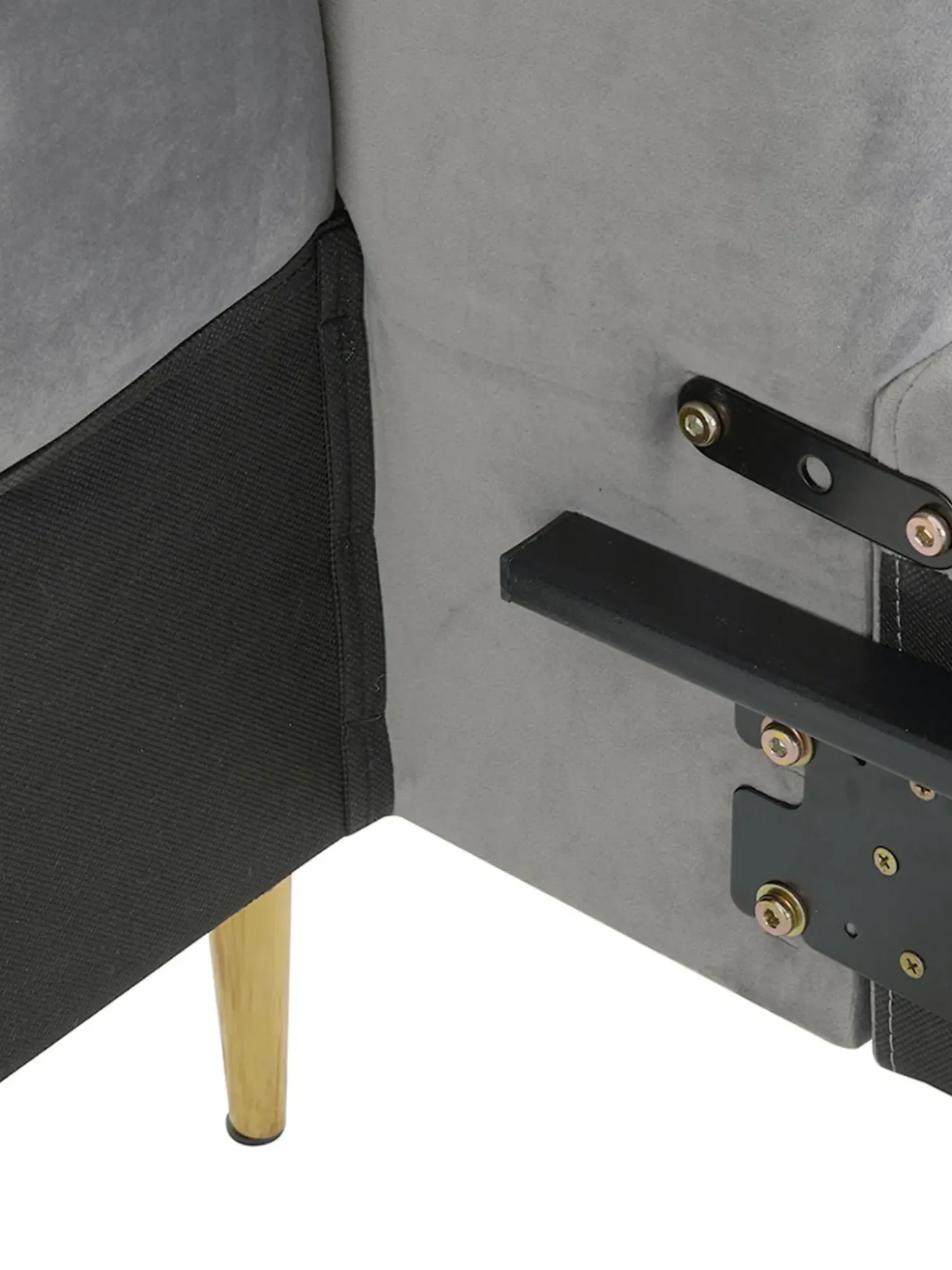 Cama Tapizada En Terciopelo Glamour