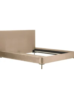 Cama Tapizada En Terciopelo Peace